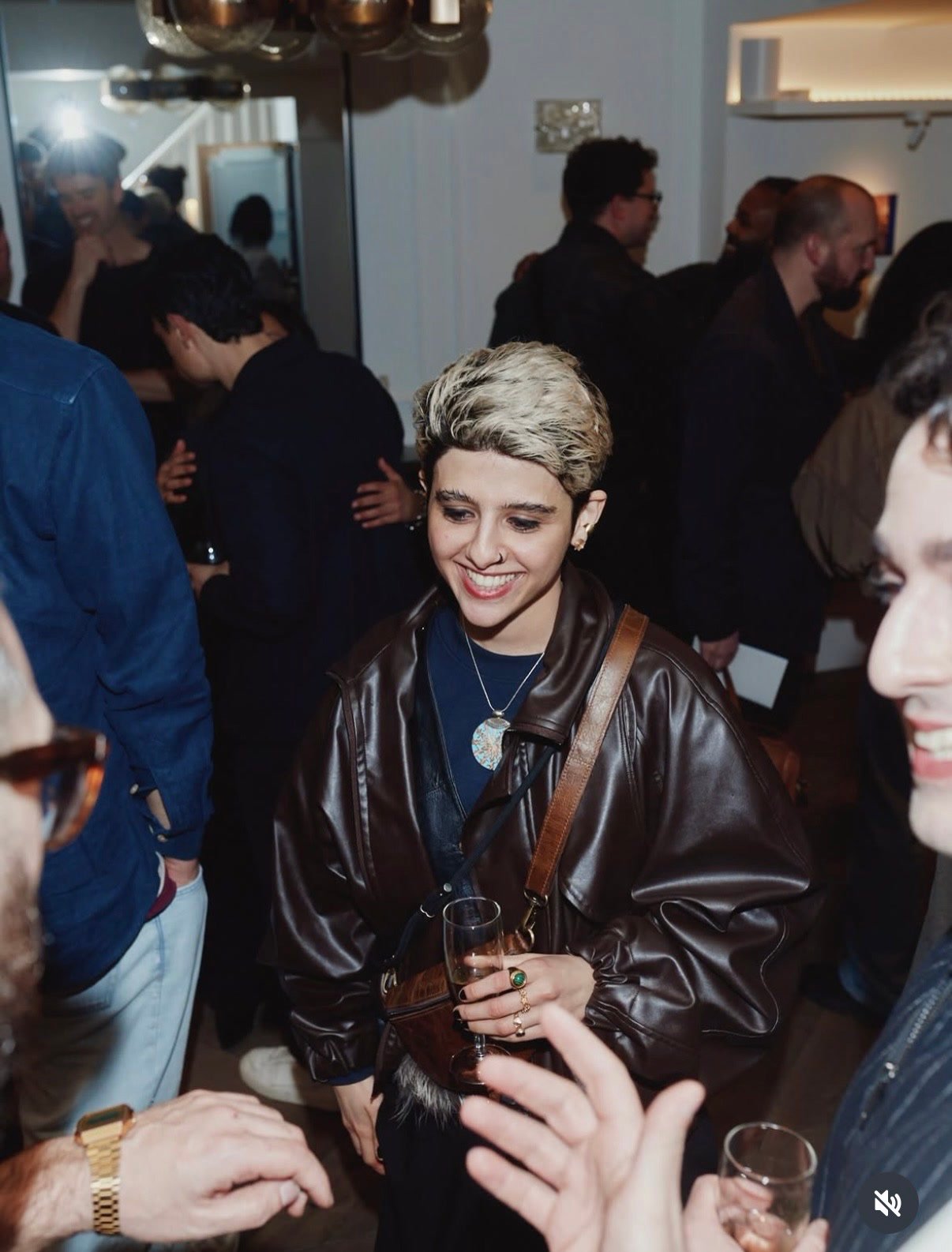 Rosa Salehi inside her atelier